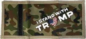 I STAND with TRUMP Tri-Fold Wallet