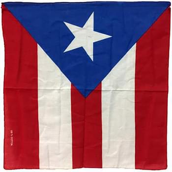 Wholesale Puerto Rico Flag Bandana