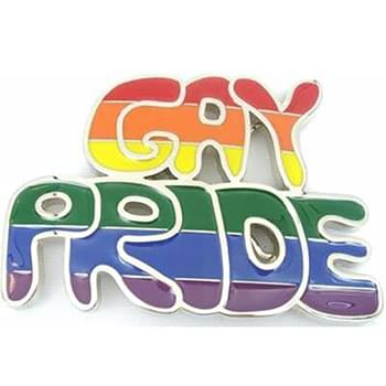 Wholesale Gay pride Rainbow Belt Buckle