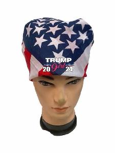 Trump Girl 2024 USA Flag Bandana