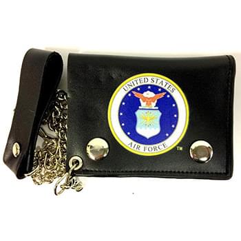 Official Licensed Air force Tri-fold Chain Wallet