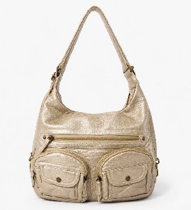 Convertible Crossbody Backpack - Champagne
