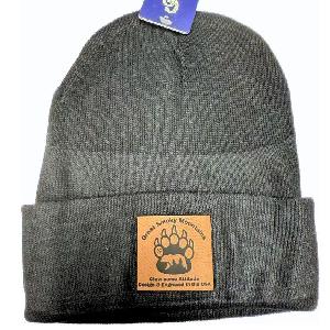 Wholesale Custom Laser Engrave Leatherette Patch Hat Great Smoky Mountains Claw-some Attitude