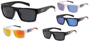 LOCS USA Flag Style Sunglasses