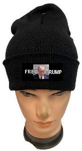 Free Trump Black Color Beanie Winter Hat 