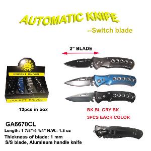 2" Blade Mini Automatic Switchblade Knife Display Set