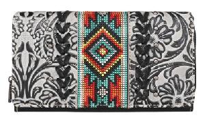 Montana West Tooled Collection Wallet