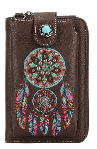Montana West Dream Catcher Collection Phone Wallet/Crossbody