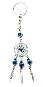 Evil Eye Dream Catcher Keychains