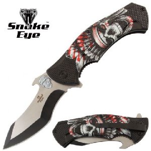 Snake Eye Tactical Spring Assist Pocket knife 