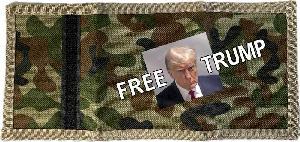 "Free Trump" Camo Tri-Fold Wallets
