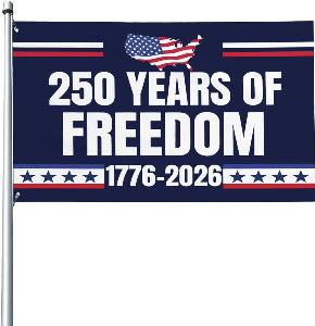 3'x5' 250 YEARS OF FREEDOM Flag