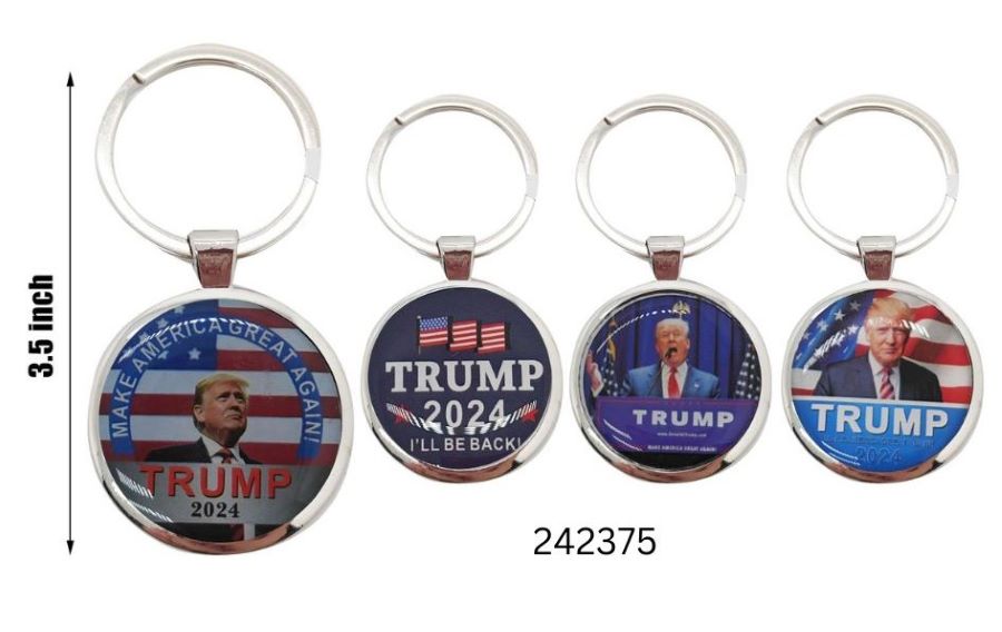 Trump Circle Keychains