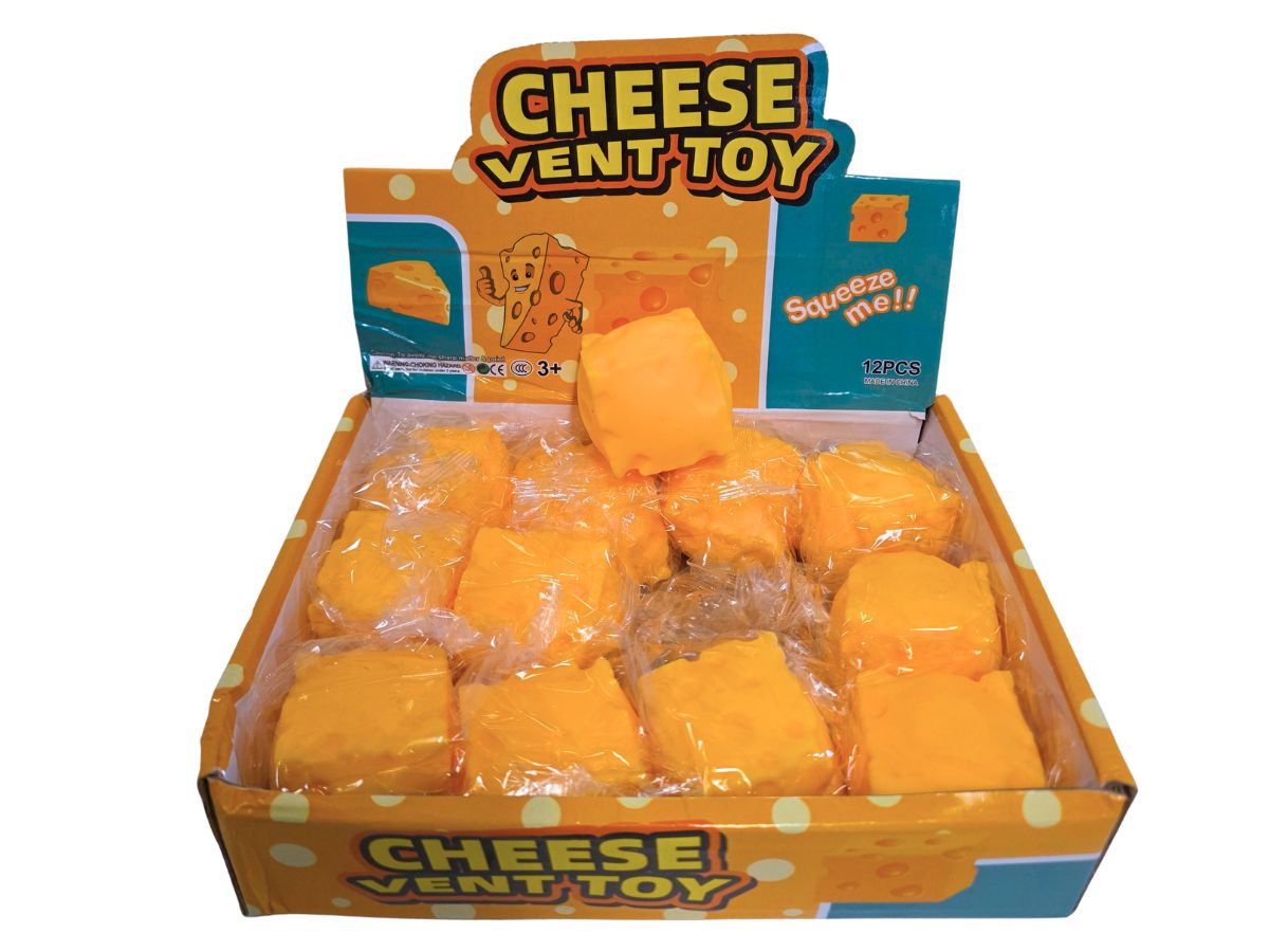 Slow Rising Cheese Cheese Block Slow Rising Squishy TOY (NOT REAL FOOD)