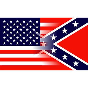 Wholesale Confederate Flag Blended with American Flag