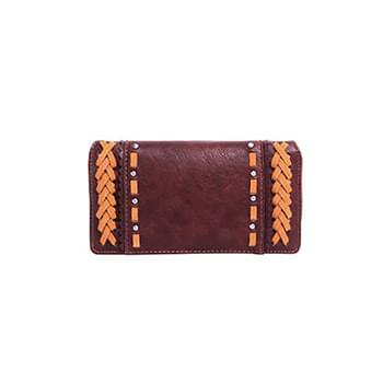 Wholesale Brown Montana West Tooled Wallet