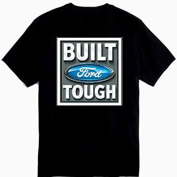 Official Licensed Black Color T-shirt BUILT FORD TOUGH Plus