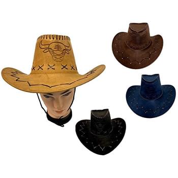Wholesale Cowboy Hats Suede PU Leather Western Hats