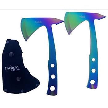 Wholesale 10 inch two pieces AXE set Rainbow