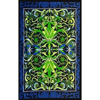 Hemp Leaf kaleidoscope Tapestry