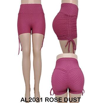 Wholesale Big Butts Tik Tok Shorts Rose color