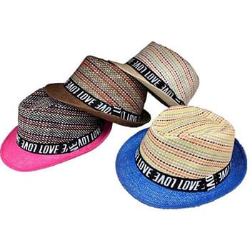 Assorted color Fedora Hat (LOVE on BAND)