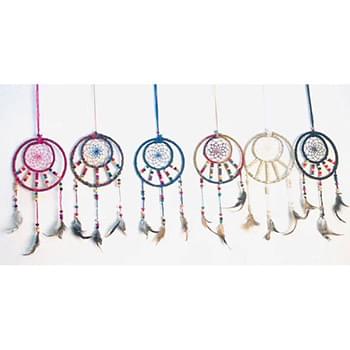 Wholesale Assorted colored Handmade Dream Catchers with beads