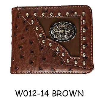 Wholesale  Horn Brown Western Wallet