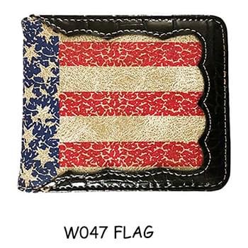 Wholesale USA Distressed Bilfold Western Wallet