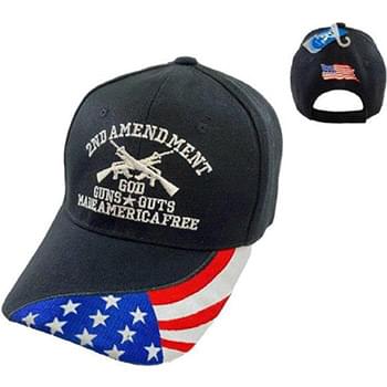 Wholesale God Guns Guts 2nd Amendment Make America Free Hats