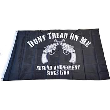 Wholesale Black Don't Tread on me 2nd Amendment Flag