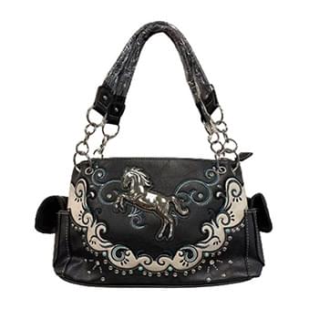Wholesale horse Design Handbag Black