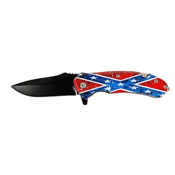 Wholesale Rebel Flag Design knife