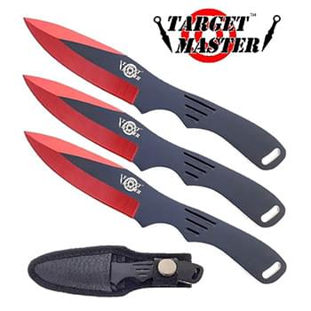 6" Overall 3 PC Red w/ Nylon Sheath Included