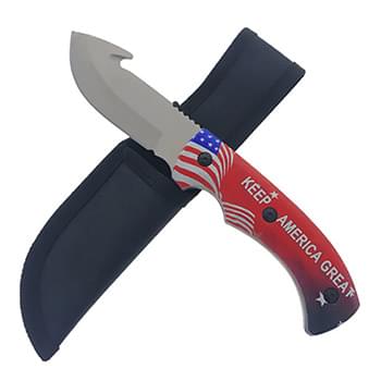 9" Hunting Knife Keep America Great