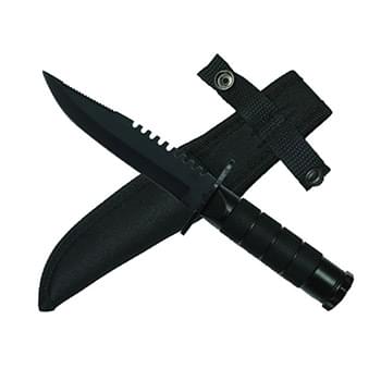 8.5" Survival Knife - Black