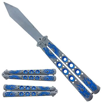 9" Overall practice butterfly knife
