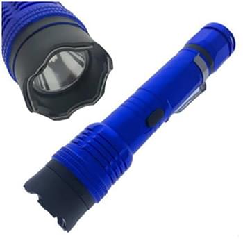 Seven Inch 3 MIL volt blue mini stun gun with LED light