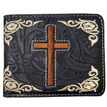 Wholesale Cross Black color Bi Fold Wallet
