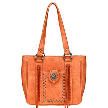 Montana West With Front Pocket Collection Tote Orange