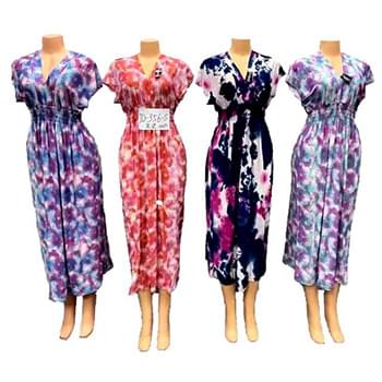 Wholesale Long Maxi Dress Tie Dye