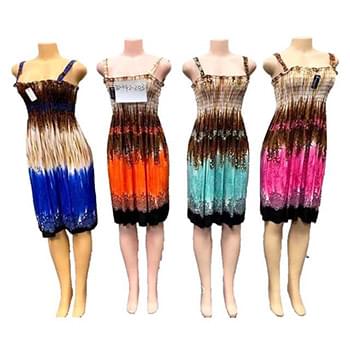 Wholesale Simple Strap Dresses Assorted
