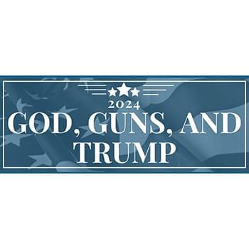 Wholesale God Guns Trump 2024 Bumper Stickers