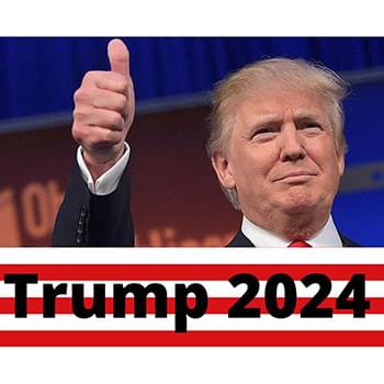 Wholesale Trump 2024 Thumbs Up Bumper Stickers