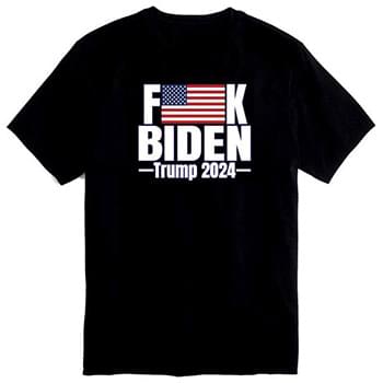 Wholesale F***K BIDEN Trump 2024 Black color T-shirt
