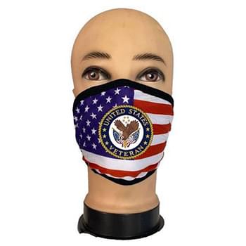 Wholesale Flag Style Face Mask United States Veteran