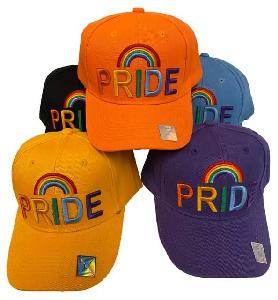 wholesale solid color Pride Rainbow baseball cap/hat