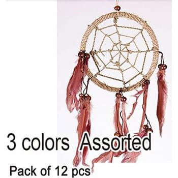 Wholesale 3.5inch diameter assorted dream catchers with beads