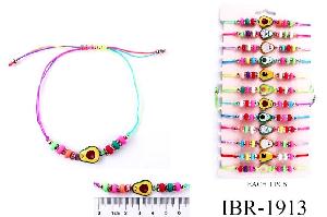 Multicolor Avocado Pendant Bracelets - Assorted