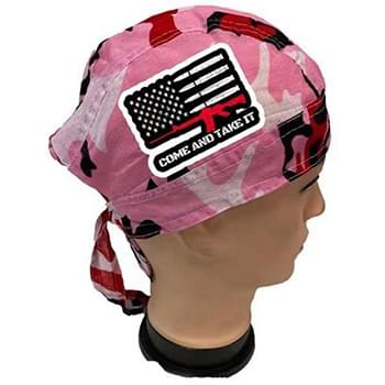 Wholesale Pink Camo Skull Cap Come and Take It